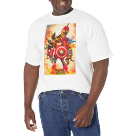 Marvel Büyük ve Uzun Klasik Zombi Posteri White Erkek T-shirt
