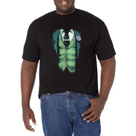 Marvel Büyük ve Uzun Loki Kostüm Üst Kısa Kollu Siyah Erkek T-shirt