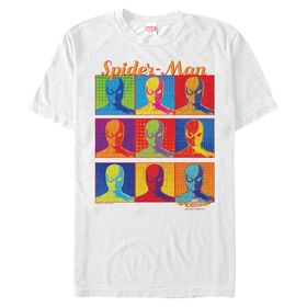 Marvel Büyük ve Uzun Örümcek Tablolar White Erkek T-shirt
