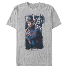 Marvel Büyük ve Uzun Şapka Afiş Athletic Heather Erkek T-shirt