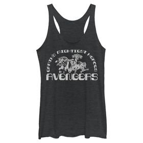 Marvel Classic Avengers Askılı Siyah Funda Kadın Atlet