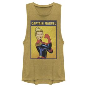 Marvel Classic Captain Riveter Kolsuz Gold Heather Kadın Atlet
