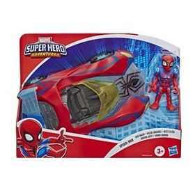 Marvel E7932 Süper Hero Adventures Spiderman ve Web Racer