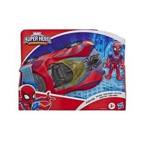 Marvel E7932 Süper Hero Adventures Spiderman ve Web Racer