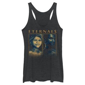 Marvel Eternal Group Tri-Blend Racerback Katmanlı Black Heather Kadın Atlet