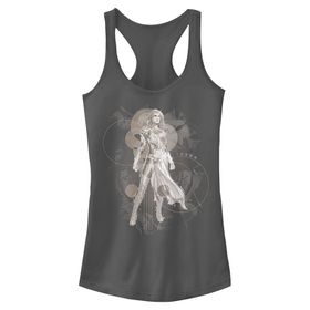 Marvel Eternals Thena Tonal Portre Racerback Charcoal Kadın Atlet