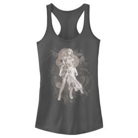 Marvel Eternals Thena Tonal Portre Racerback Charcoal Kadın Atlet