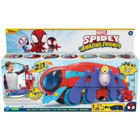 Marvel F3721 Spidey ve İnanılmaz Arkadaşları Spider Crawl-R 2'si 1 Arada Deluxe Genel Merkez