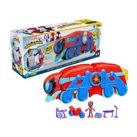 Marvel F3721 Spidey ve İnanılmaz Arkadaşları Spider Crawl-R 2'si 1 Arada Deluxe Genel Merkez