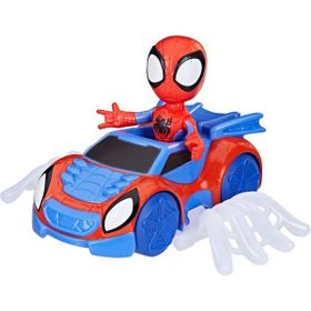 Marvel F6776-F7454 Spidey and His Amazing Friends Araç ve Spidey Figür