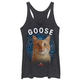 Marvel Goose Cat Racerback Black Heather Kadın Atlet