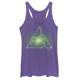 Marvel Green Eye Racerback Purple Heather Kadın Atlet