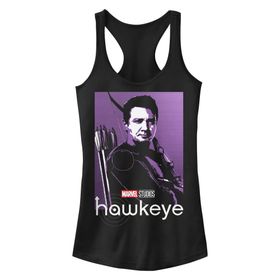 Marvel Hawkeye Clint Mor Poster Racerback Black Kadın Atlet