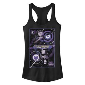 Marvel Hawkeye Kate Flip Poster Racerback Black Kadın Atlet