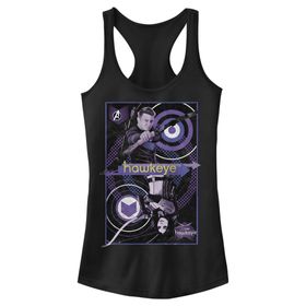 Marvel Hawkeye Kate Flip Poster Racerback Black Kadın Atlet