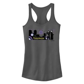 Marvel Hawkeye Kate Tonal Poster Racerback Charcoal Kadın Atlet