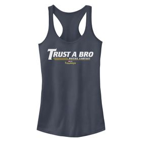 Marvel Hawkeye Trust a Bro Logolu Askılı İndigo Kadın Atlet