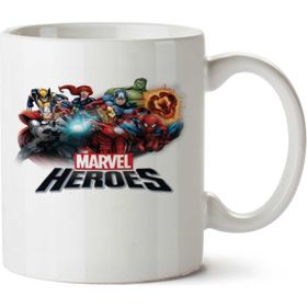 Marvel Kahramanlar Harika Baskılı Kupa Bardak
