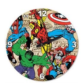 Marvel Karakterleri Mutafak Tipi Duvar Saati