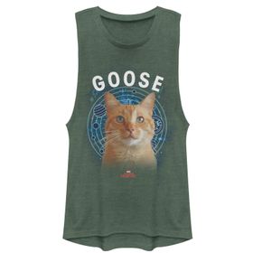 Marvel Kaz Kedi Kolsuz Pine Green Heather Kadın Atlet