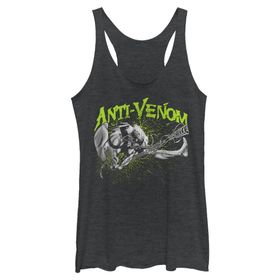 Marvel Klasik Antivenom Racerback Black Heather Kadın Atlet