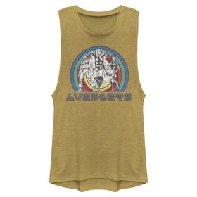 Marvel Klasik Avengers Beach Kolsuz Gold Heather Kadın Atlet