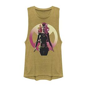 Marvel Klasik Enemy Mind Kolsuz Gold Heather Kadın Atlet