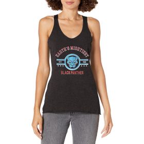 Marvel Klasik Mighty Panther Racerback Black Heather Kadın Atlet