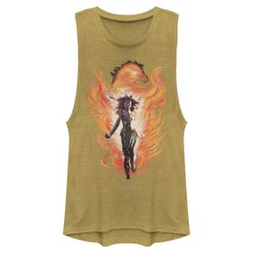 Marvel Klasik Phoenix Rises Kolsuz Gold Heather Kadın Atlet