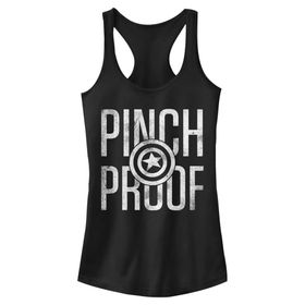Marvel Klasik Şapka Pinch Proof Racerback Kolsuz Black Kadın Atlet