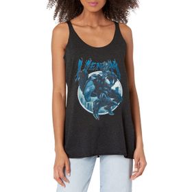 Marvel Klasik Venom Circle Racerback Black Heather Kadın Atlet