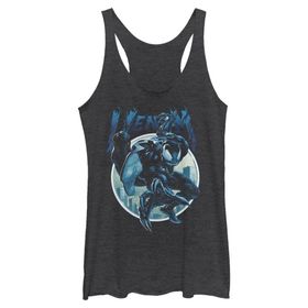 Marvel Klasik Venom Circle Racerback Black Heather Kadın Atlet