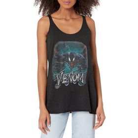 Marvel Klasik Venom Jumps Racerback Black Heather Kadın Atlet