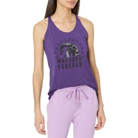 Marvel Klasik Wakanda Sunshine Racerback Purple Heather Kadın Atlet