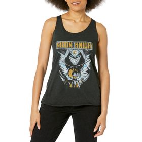 Marvel Knight Moon Simli Racerback Black Heather Kadın Atlet