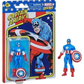 Marvel Legends Captain America Retro Aksiyon Figürleri