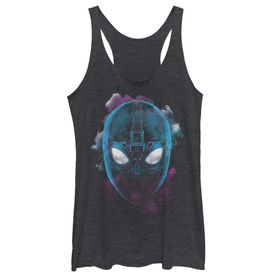 Marvel Lightning Stealth Racerback Black Heather Kadın Atlet