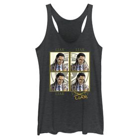 Marvel Loki Liar or Variant Askılı Black Heather Kadın Atlet
