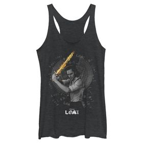 Marvel Loki Sylvie Power Askılı Black Heather Kadın Atlet