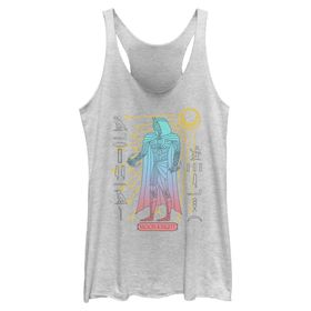 Marvel Moon Knight Mummy Racerback White Heather Kadın Atlet