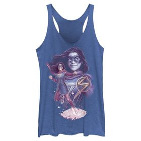 Marvel Ms House of Mirrors Askılı Royal Blue Heather Kadın Atlet