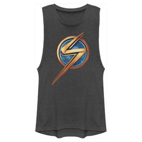 Marvel Ms Logo İcon Kolsuz Charcoal Kadın Atlet