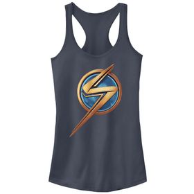 Marvel Ms Logo Simgesi Racerback Atlet İndigo Kadın Atlet