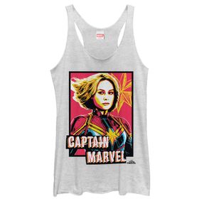 Marvel Profil Askılı White Heather Kadın Atlet