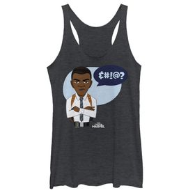 Marvel Say What Askılı Black Heather Kadın Atlet