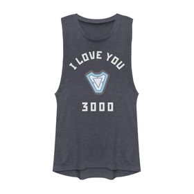 Marvel Three Thousand Kolsuz Denim Blue Heather Kadın Atlet