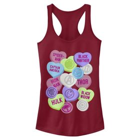 Marvel Universe Candy Icons Hızlı Moda Racerback Scarlet Kadın Atlet