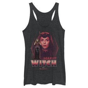 Marvel Wandavision Avenger Askılı Black Heather Kadın Atlet