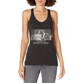 Marvel Wandavision Ring Created Racerback Black Heather Kadın Atlet