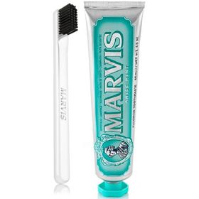 Marvis Anise Mint Beyazlatıcı Diş Macunu 85 ml ve Marvis White Soft Diş Fırçası